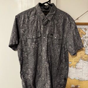 Howler brothers desert print short sleeve shirt